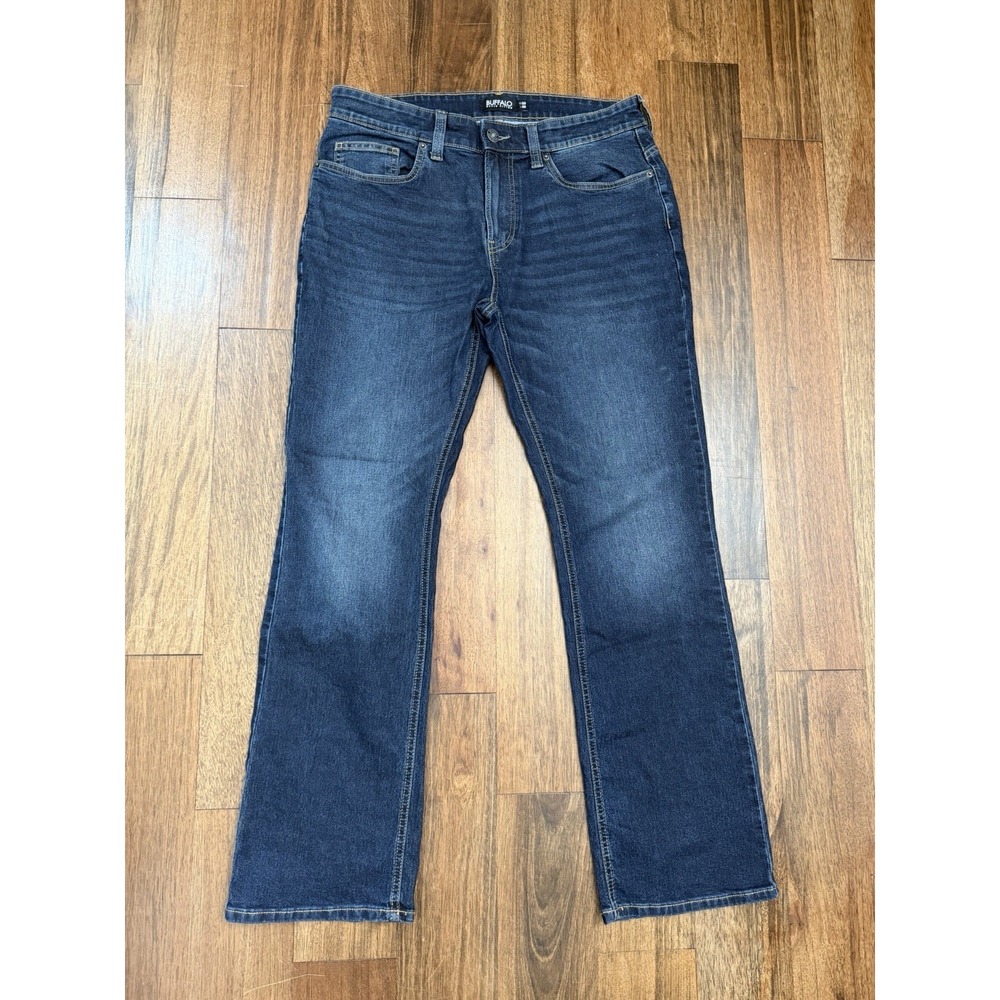 Buffalo David Bitton Union Made Jeans Mens 33x30 Straight Blue Denim